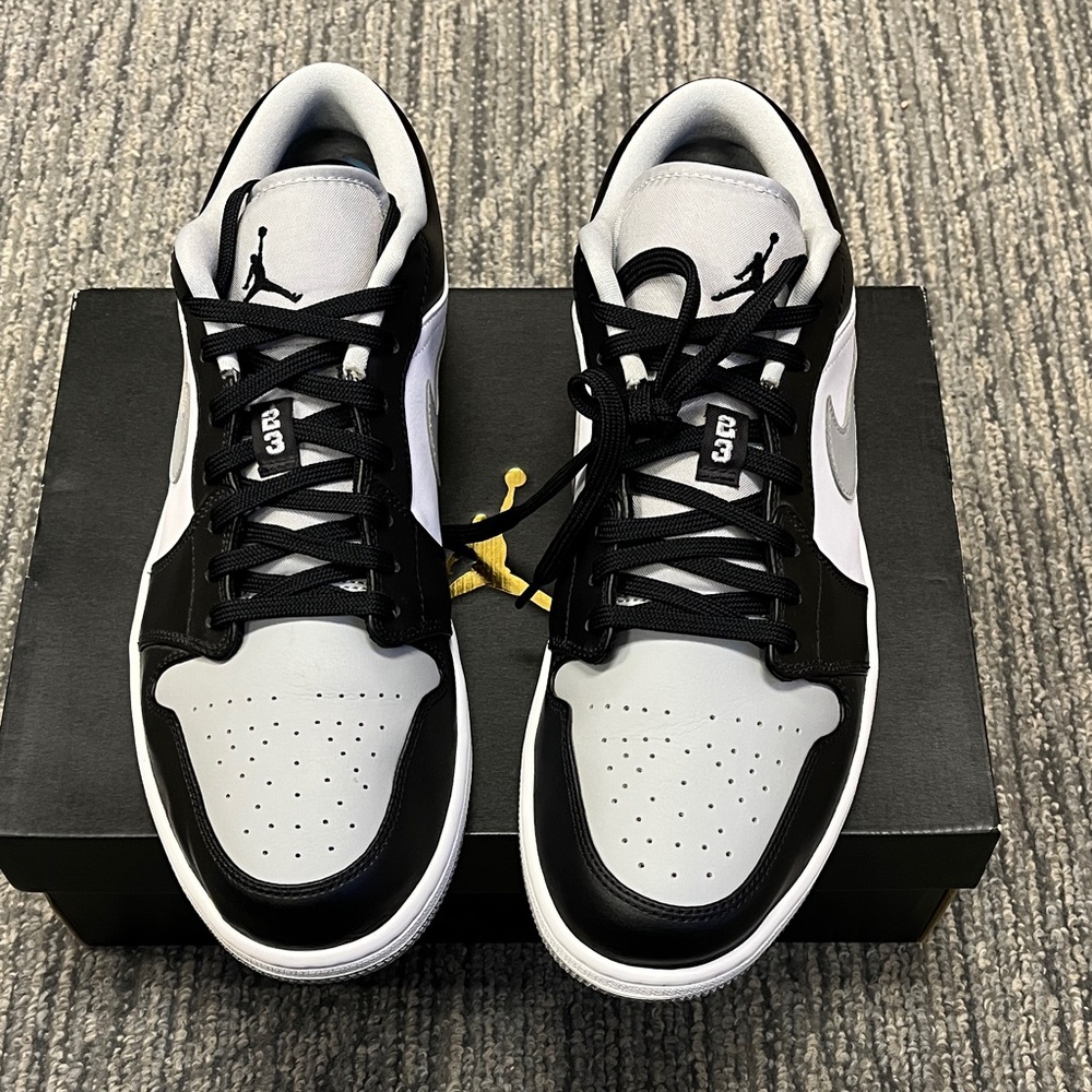 Nike Air Jordan 1 Low Black and Smoke Gray. “Shadow”
